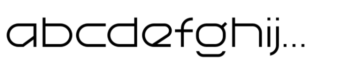 Hegsro Thin Font LOWERCASE