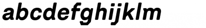 Hegval Display Medium Italic Font LOWERCASE