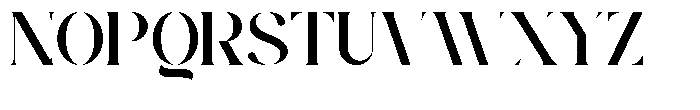 Hegvoc Font UPPERCASE
