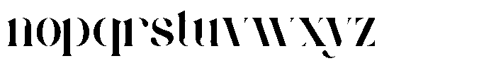 Hegvoc Font LOWERCASE