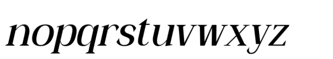 Heidan Italic Font LOWERCASE