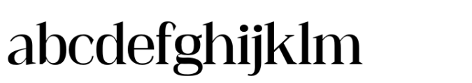 Heidan Regular Font LOWERCASE