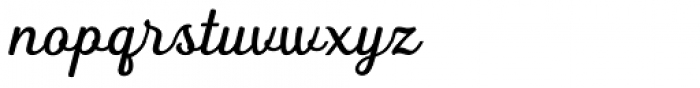 Heiders Script C Regular Font LOWERCASE
