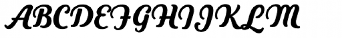 Heiders Script R Black Font UPPERCASE