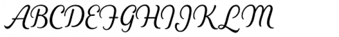 Heiders Script R Light Font UPPERCASE