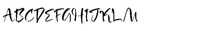 Heights Asterick Regular Font UPPERCASE