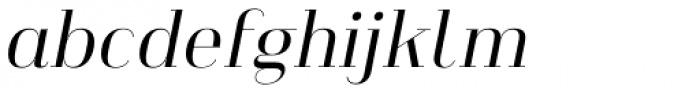 Heimat Didone 10 Regular Italic Font LOWERCASE
