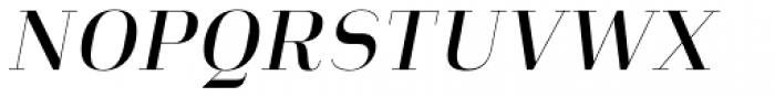 Heimat Didone 10 Semi Bold Italic Font UPPERCASE