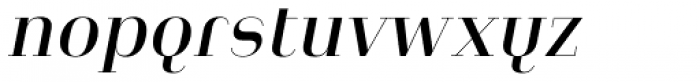 Heimat Didone 10 Semi Bold Italic Font LOWERCASE