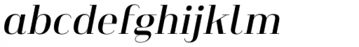 Heimat Didone 12 Semi Bold Italic Font LOWERCASE