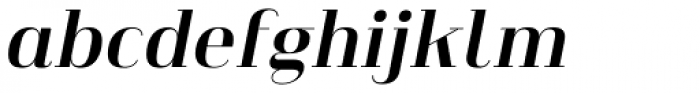 Heimat Didone 14 Bold Italic Font LOWERCASE