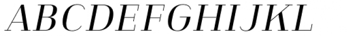 Heimat Didone 14 Regular Italic Font UPPERCASE