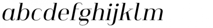 Heimat Didone 14 Regular Italic Font LOWERCASE