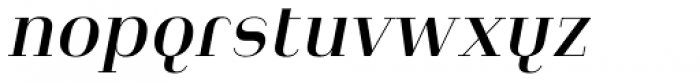 Heimat Didone 14 Semi Bold Italic Font LOWERCASE