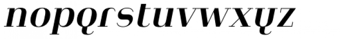 Heimat Didone 16 Bold Italic Font LOWERCASE