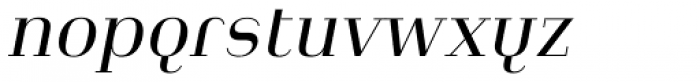 Heimat Didone 16 Regular Italic Font LOWERCASE