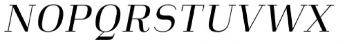 Heimat Didone 18 Regular Italic Font UPPERCASE