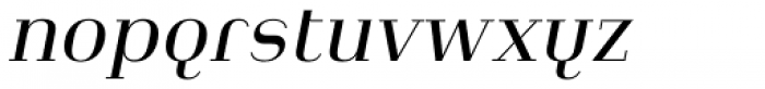 Heimat Didone 18 Regular Italic Font LOWERCASE