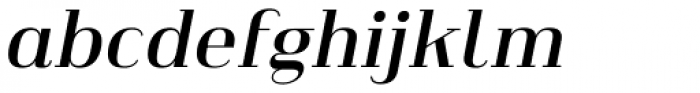 Heimat Didone 20 Semi Bold Italic Font LOWERCASE