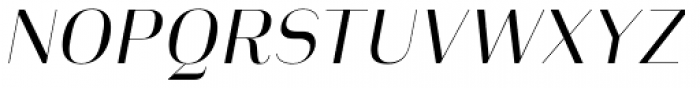 Heimat Display 10 Regular Italic Font UPPERCASE