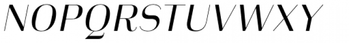Heimat Display 12 Regular Italic Font UPPERCASE