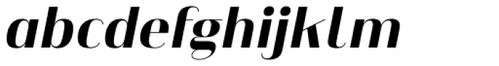 Heimat Display 14 Extra Bold Italic Font LOWERCASE