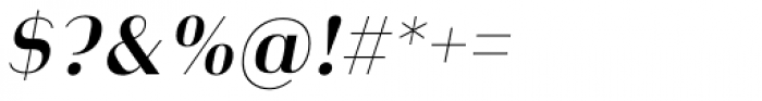 Heimat Display 18 Semi Bold Italic Font OTHER CHARS