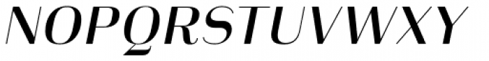 Heimat Display 18 Semi Bold Italic Font UPPERCASE