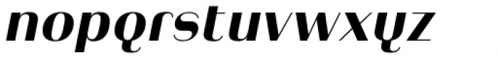 Heimat Display 20 Extra Bold Italic Font LOWERCASE