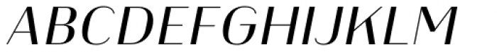 Heimat Display 20 Regular Italic Font UPPERCASE