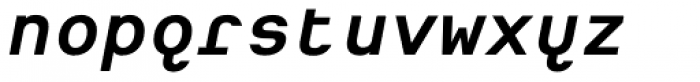 Heimat Mono Bold Italic Font LOWERCASE