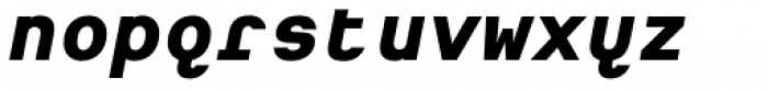 Heimat Mono ExtraBold Italic Font LOWERCASE