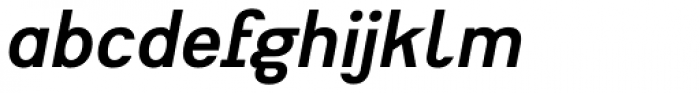 Heimat Sans Bold Italic Font LOWERCASE