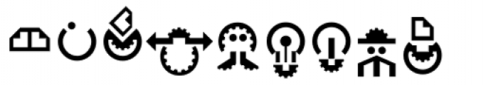Hein TX2 Symbol Font LOWERCASE