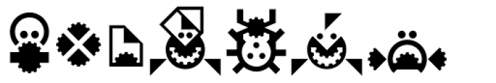 Hein TX3 Symbol Font UPPERCASE