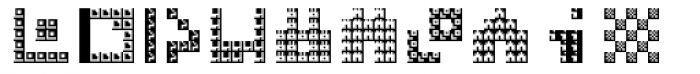 Hein TX5 Symbol In Type Bold Font LOWERCASE