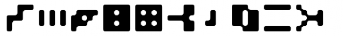 Hein TX5 Symbol Round Font UPPERCASE