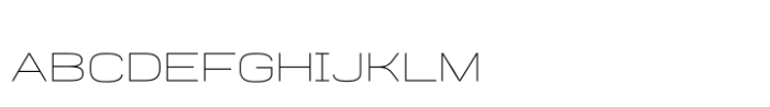 Heinch Thin Font UPPERCASE