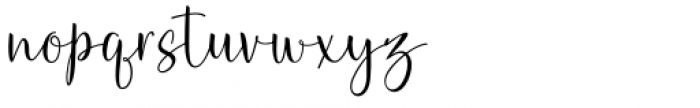 Heirley Script Regular Font LOWERCASE