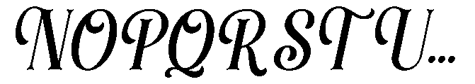 Heiruns Italic Font UPPERCASE