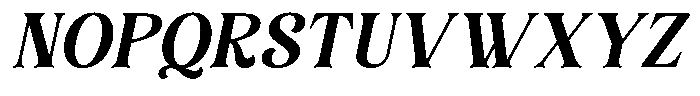 Heiruns Italic Font LOWERCASE