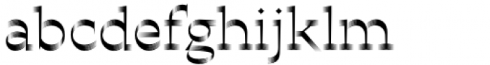 Hejira B Style Font LOWERCASE