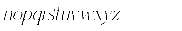 Hekgest Italic Font LOWERCASE