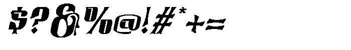 Helarctos Italic Font OTHER CHARS