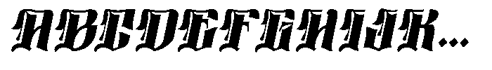 Helarctos Italic Font UPPERCASE