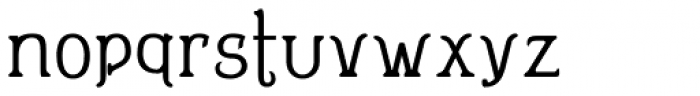 Helenium Miniscule Font LOWERCASE