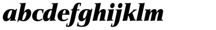 Helicon BQ Bold Italic Font LOWERCASE