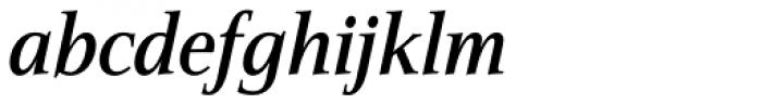 Helicon BQ Italic Font LOWERCASE