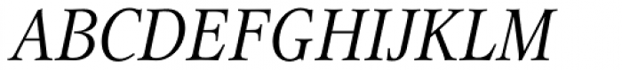 Helicon BQ Light Italic Font UPPERCASE