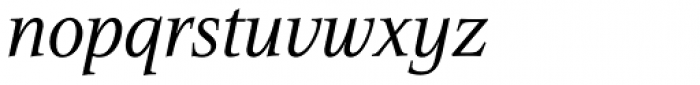 Helicon BQ Light Italic Font LOWERCASE